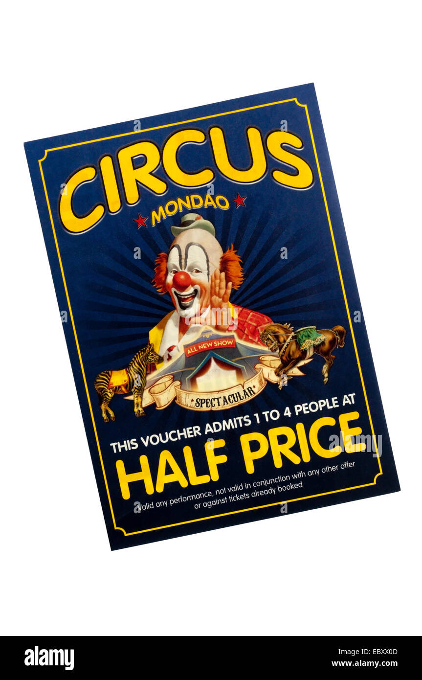A metà prezzo buono per il Circus Mondao Foto Stock