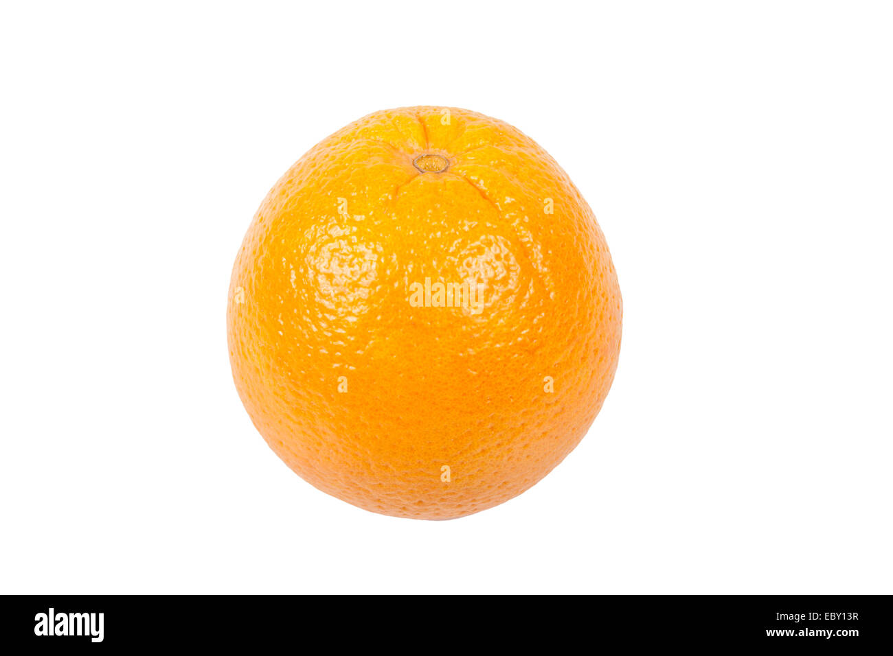 Arancione su sfondo bianco Foto Stock