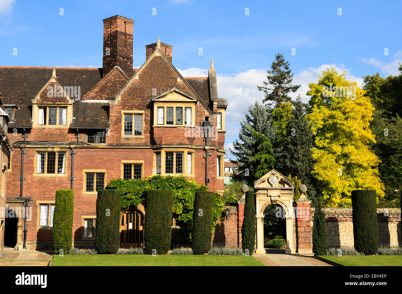 Il Pembroke College - Cambridge, Inghilterra Foto Stock