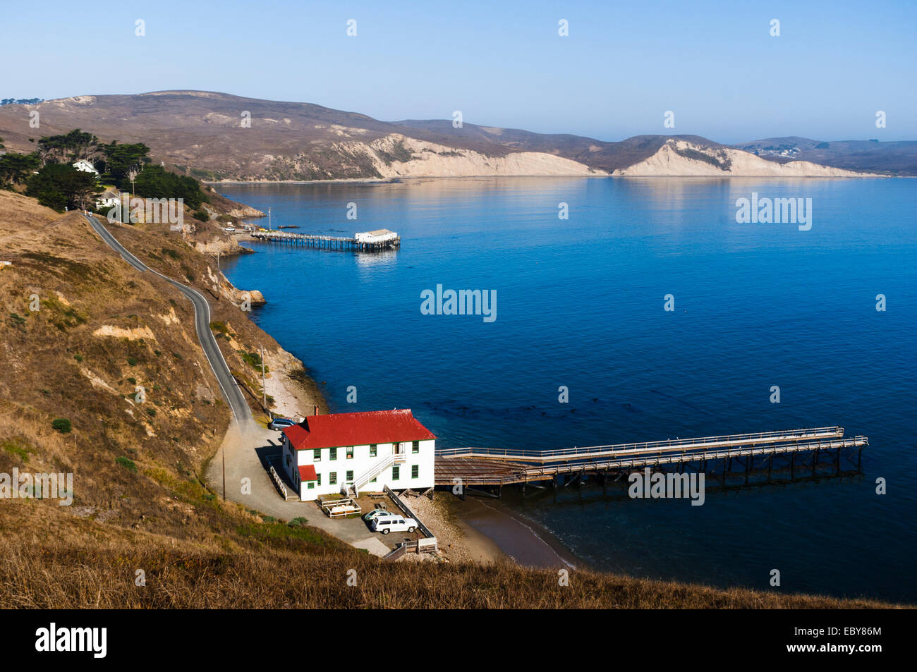 I draghetti Bay Point Reyes National Seashore, California, Stati Uniti d'America. Foto Stock