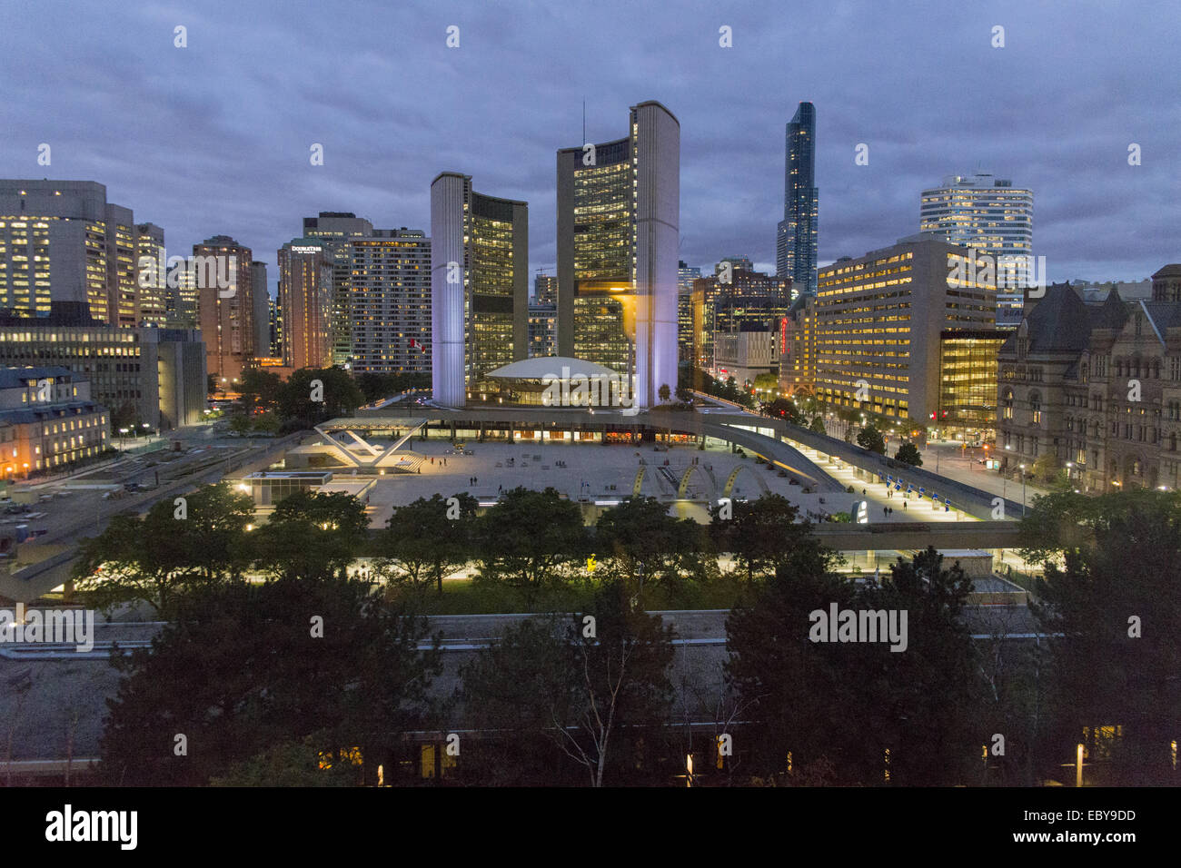 Nathan Phillips Square Toronto Foto Stock