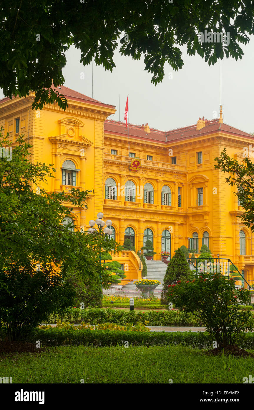 Palazzo Presidenziale, Hanoi, Vietnam Foto Stock