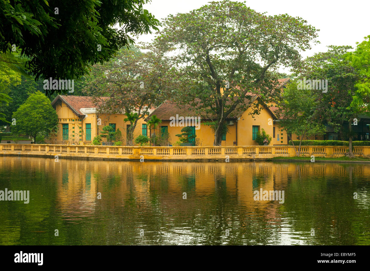 Ho Chi Minh's House, Hanoi, Vietnam Foto Stock