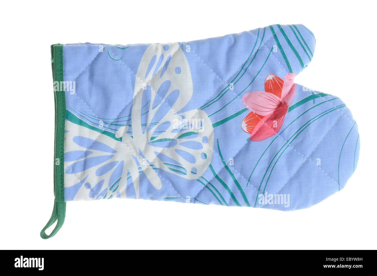 Una presina isolata su sfondo bianco Foto Stock