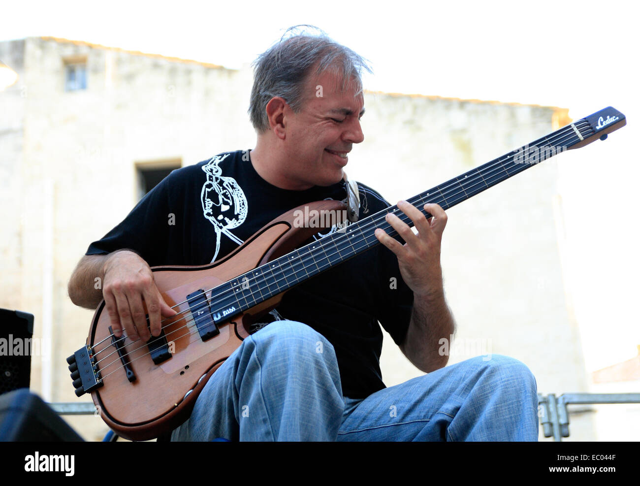 Frederic Monino, jazz musicista francese, concerto dal vivo a Montpellier, Languedoc-Roussillon, Francia Foto Stock