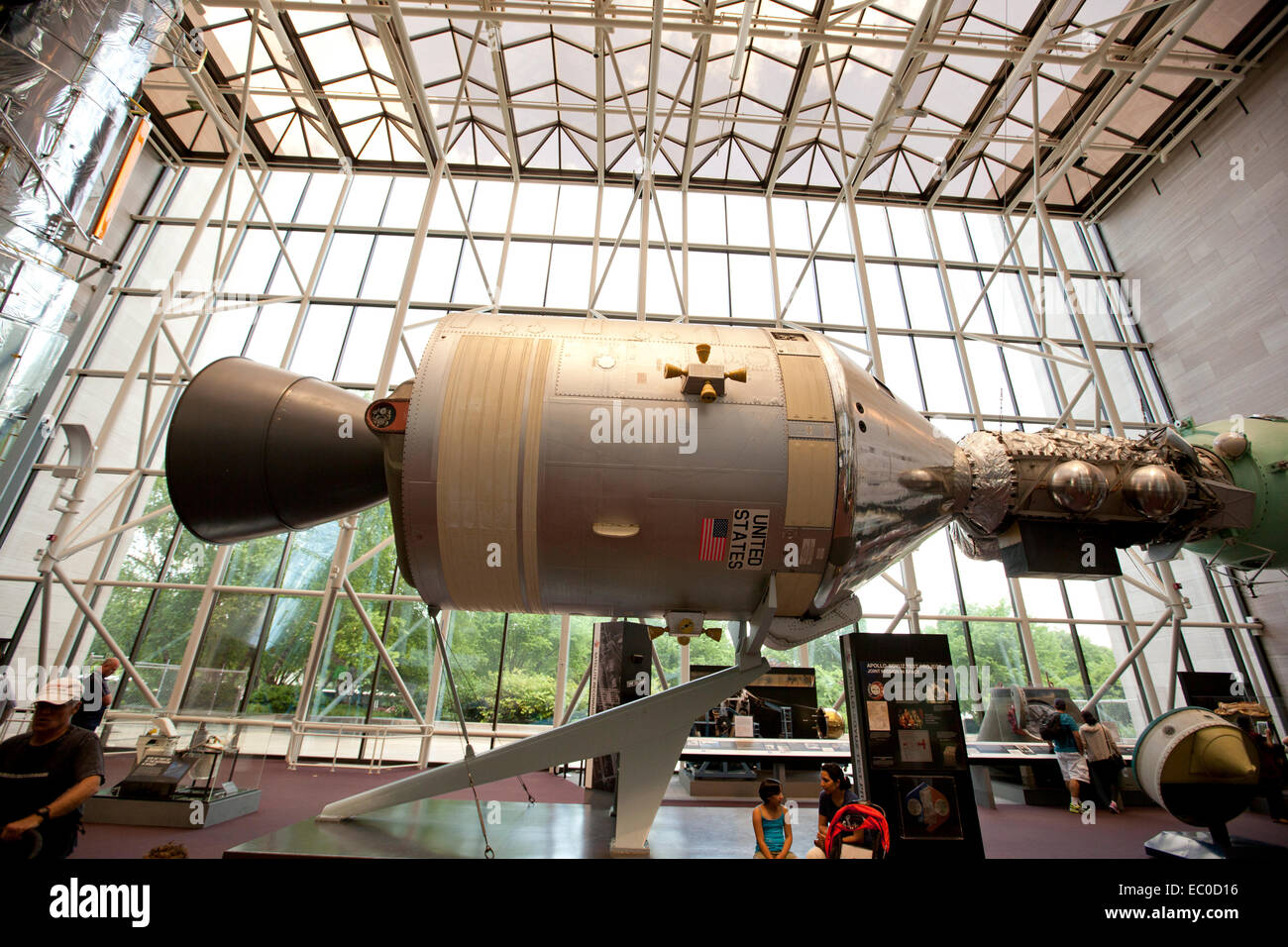 WASHINGTON D.C. - 24 maggio 2014:l'Apollo-Soyuz Test Project (ASTP) condotto nel luglio 1975, fu il primo comune di Stati Uniti e Unione Sovietica spac Foto Stock