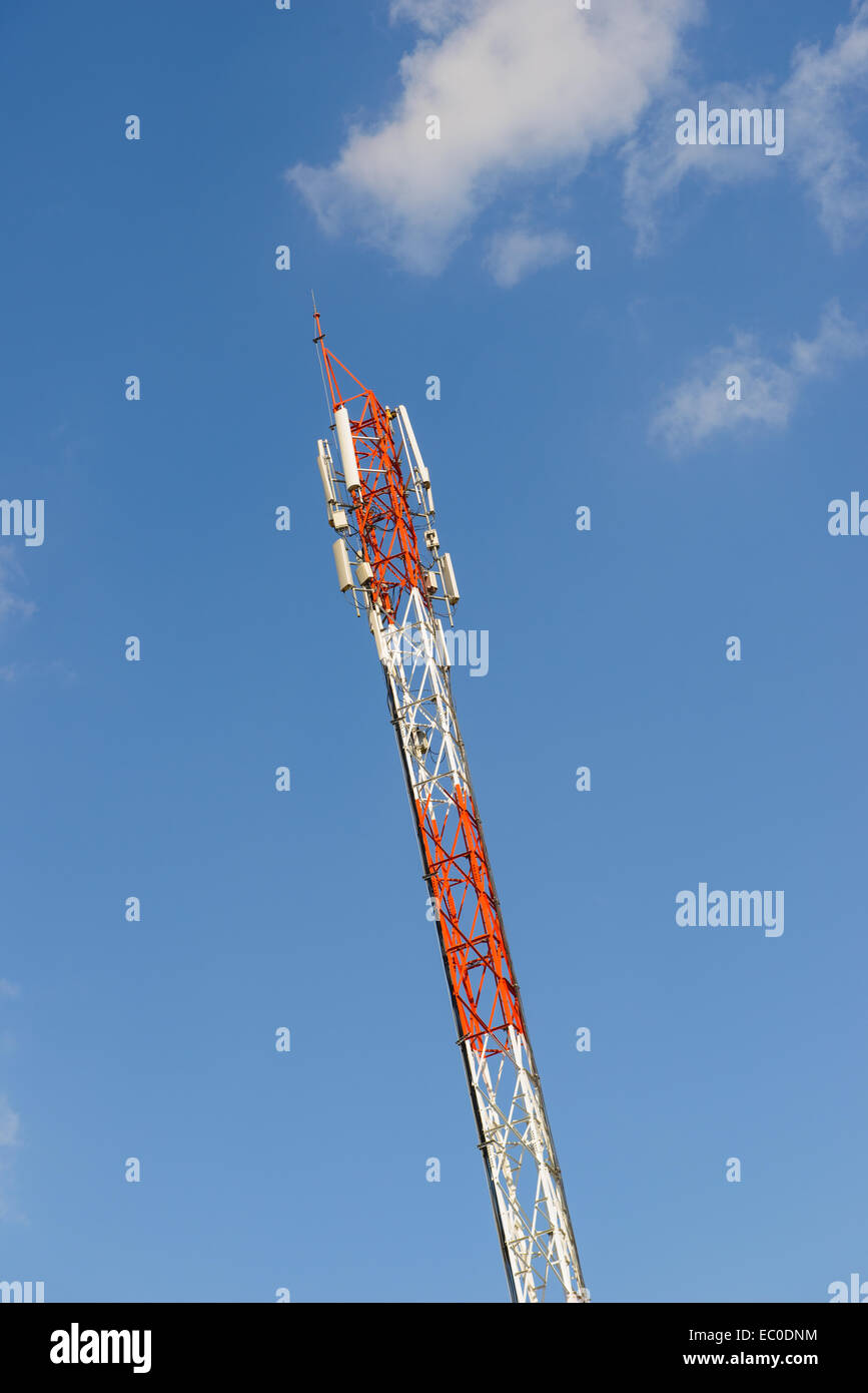 La torre delle comunicazioni Foto Stock
