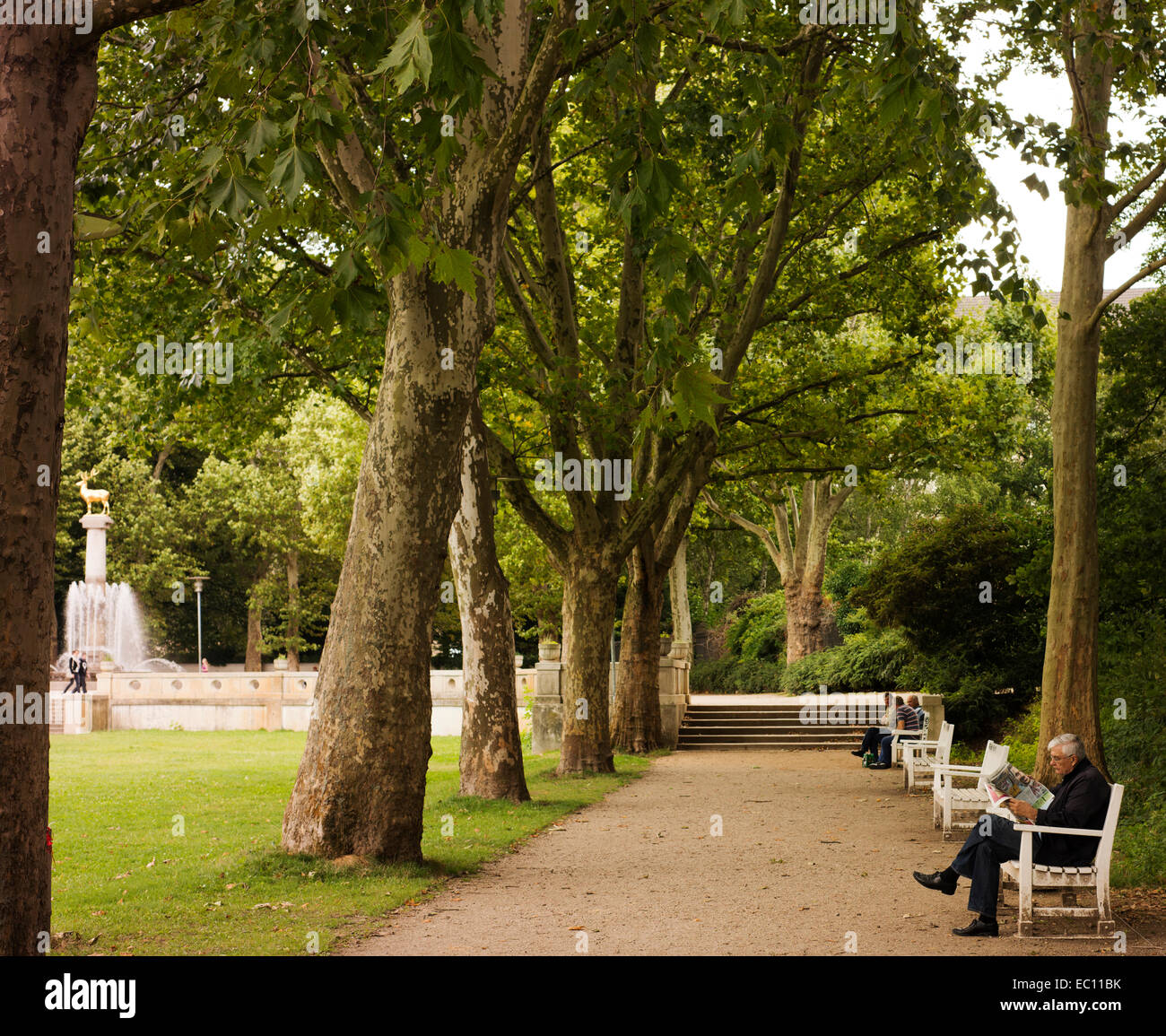 Rudolph Wilde Park a Berlino. Foto Stock