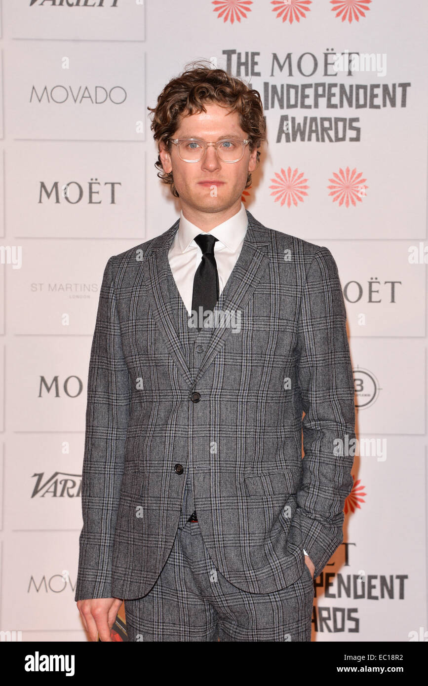 Londra, Regno Unito. 07 dic 2014. Kyle Soller assiste al Moet British Independent Film Awards 2014 al Vecchio Mercato di Billingsgate il 7 dicembre 2014 a Londra, Inghilterra. Foto di vedere Li Credito: Vedere Li/Alamy Live News Foto Stock