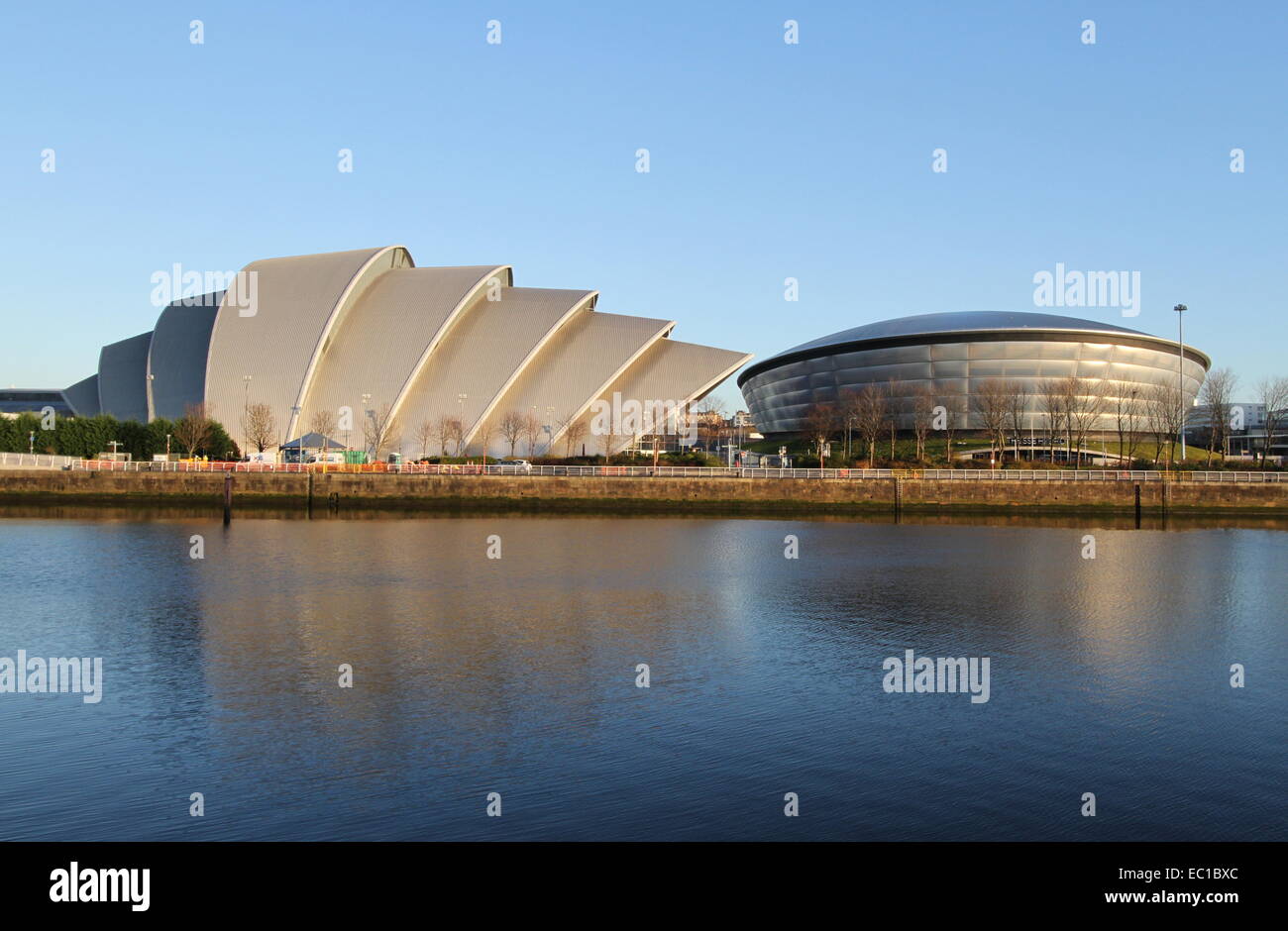Armadillo e la Hydro Glasgow Scozia Dicembre 2014 Foto Stock