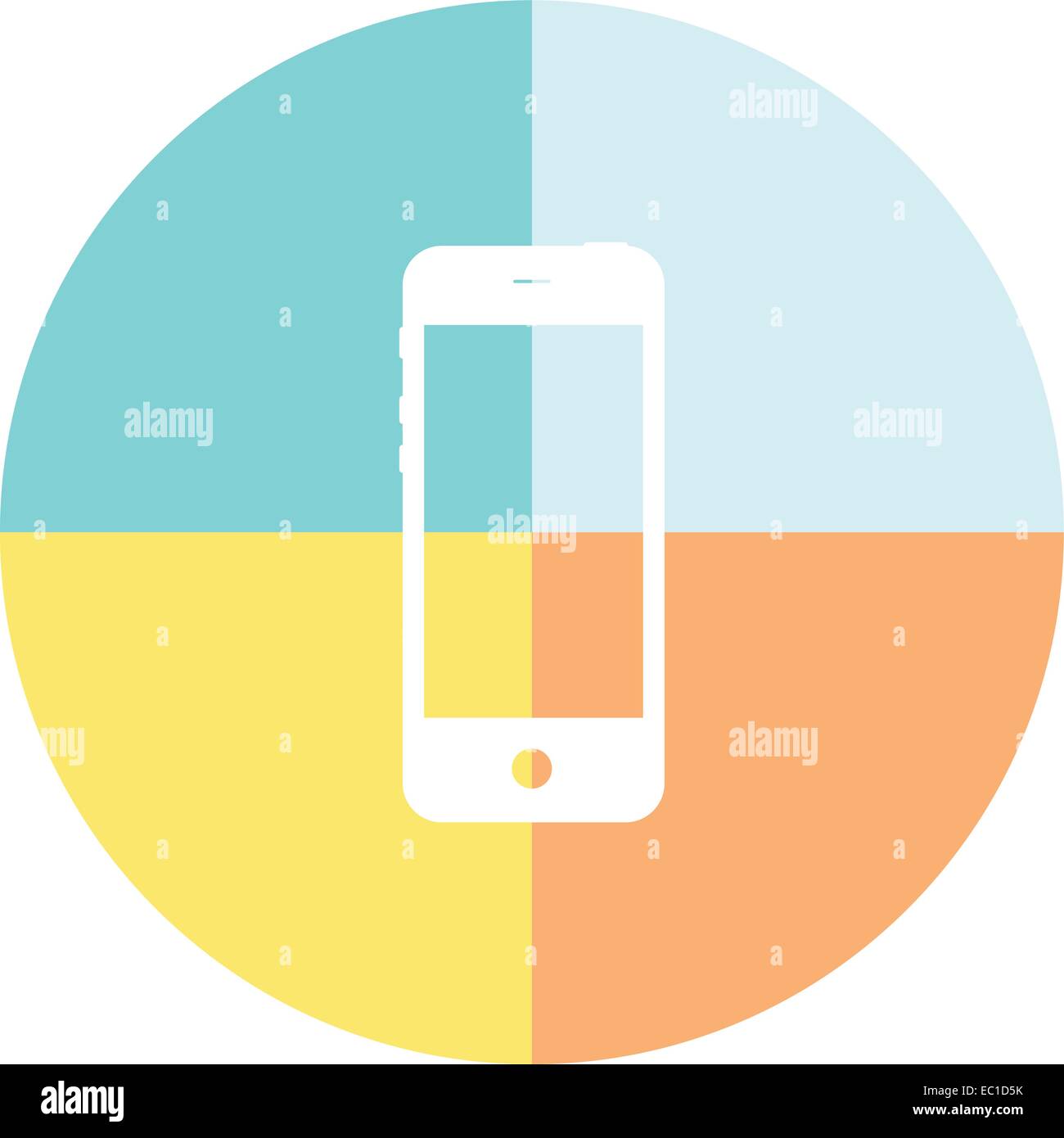 Computer dispositivo multimediale Illustrazione Vettoriale