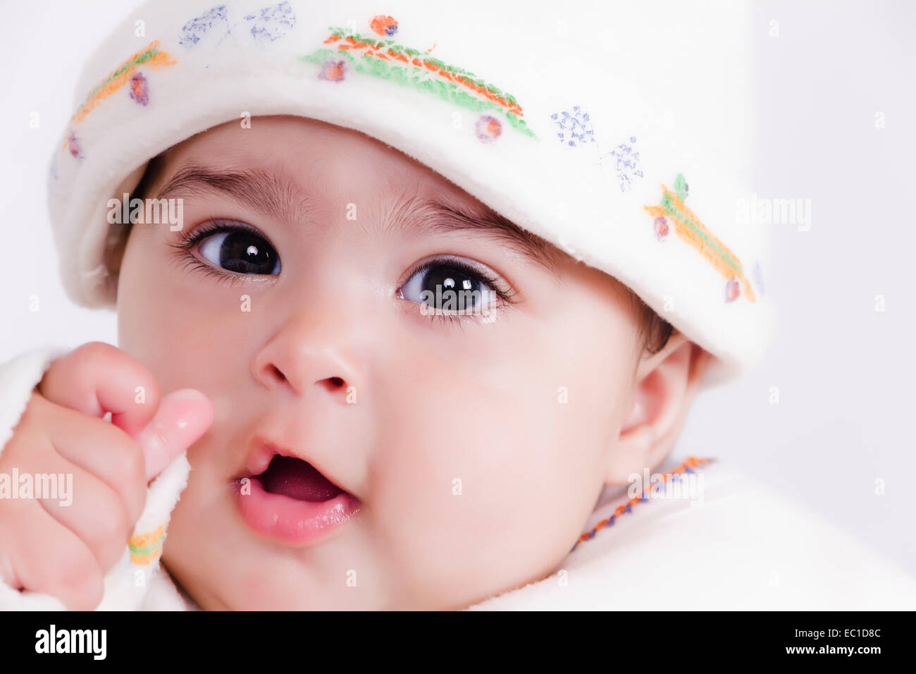 1 bambino indiano giocoso Foto Stock