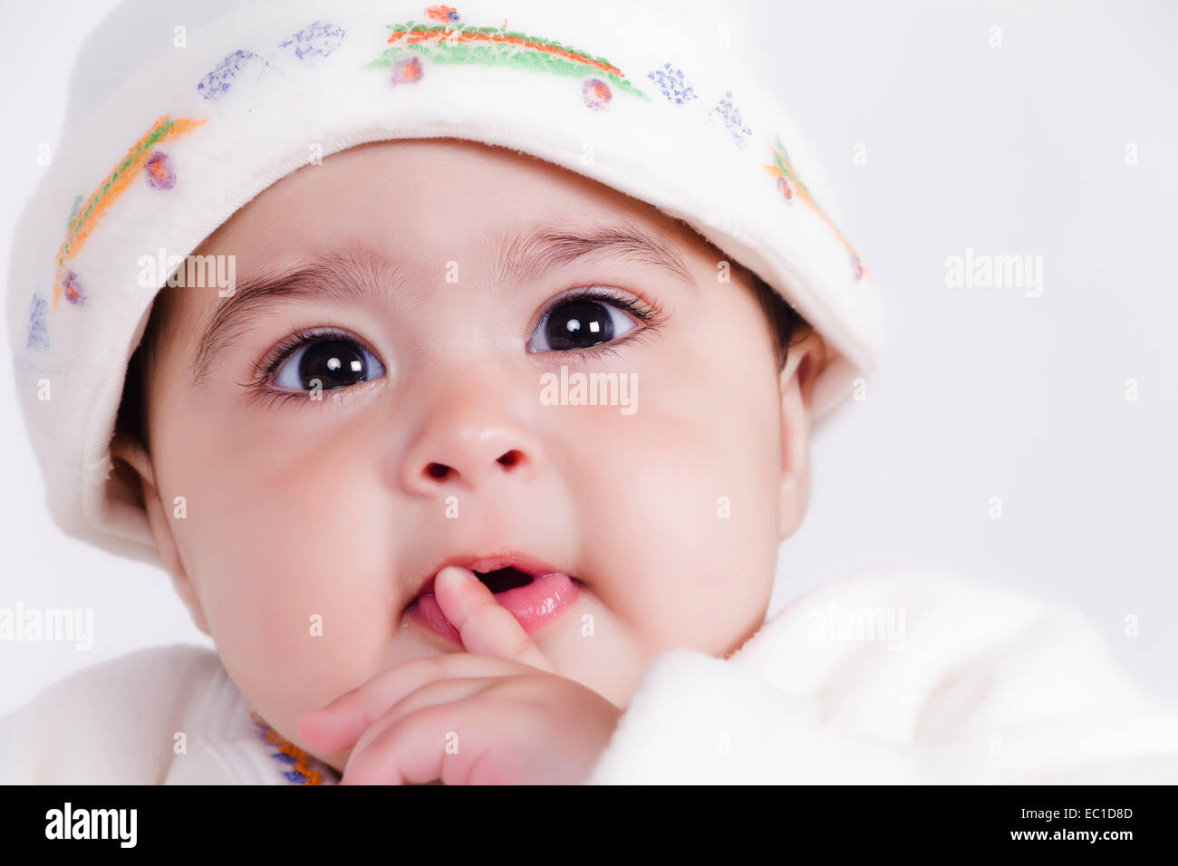 1 bambino indiano giocoso Foto Stock