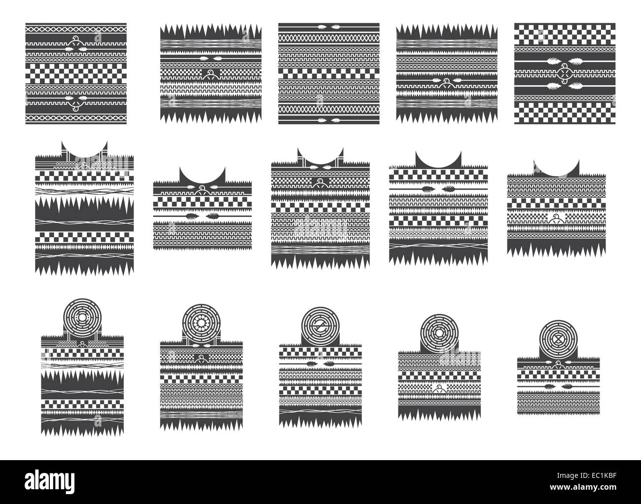 Schema nativo arte Illustrazione Vettoriale