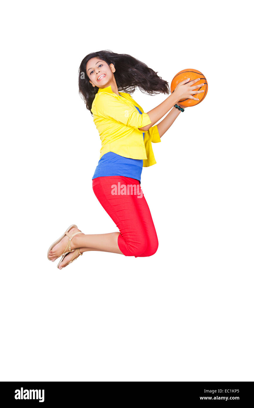 Indian college girl divertimento dello studente Foto Stock