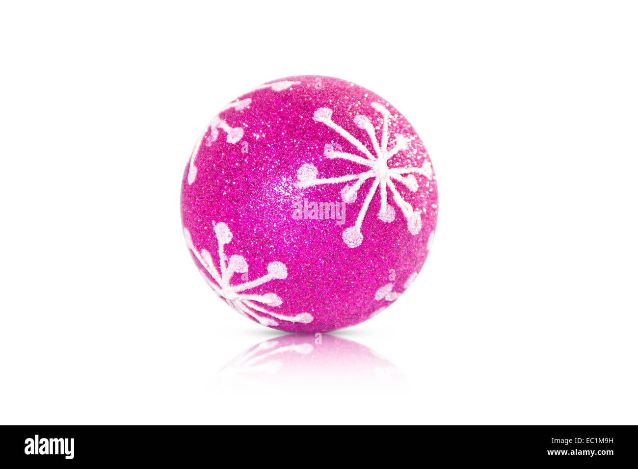 Festa di Natale a sfera albero nessuno Foto Stock