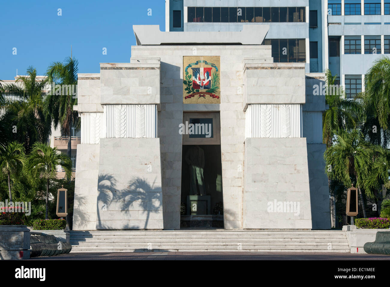 Dominikanische Republik, Santo Domingo, altare de la Patria (Denkmal der Heimat) im Parque Independencia Foto Stock