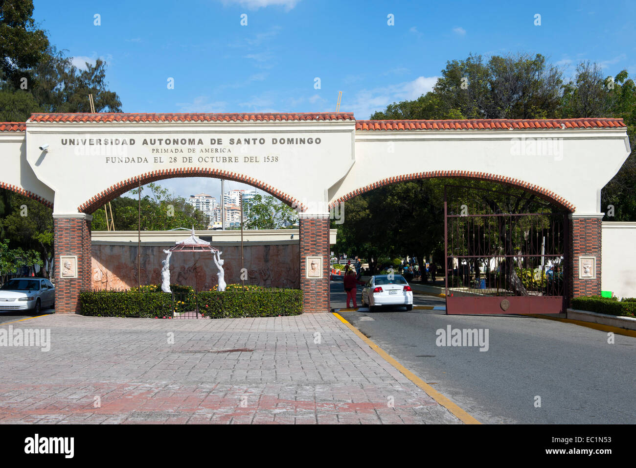 Dominikanische Republik, Santo Domingo, Universität Foto Stock