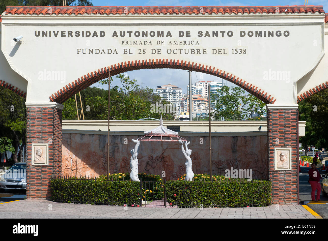 Dominikanische Republik, Santo Domingo, Universidad Autonoma de Santo Domingo (Universität) Foto Stock