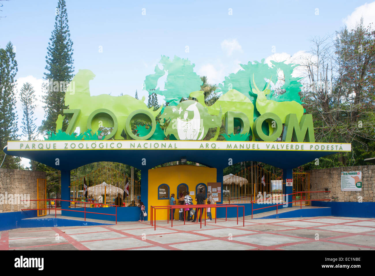 Dominikanische Republik, Santo Domingo, Parque Zoologico Foto Stock