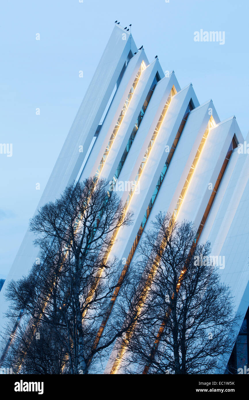 Cattedrale Artica, Tromso, Troms, Norvegia Foto Stock