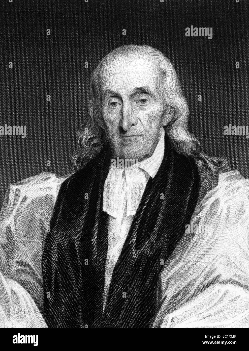 William White (1748-1836) su incisione da 1834. Vescovo di Pennsylvania. Foto Stock