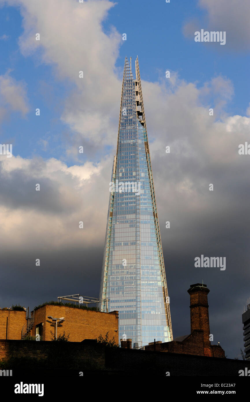 Shard grattacielo, South Bank, Southwark, Londra, Inghilterra, Regno Unito Foto Stock