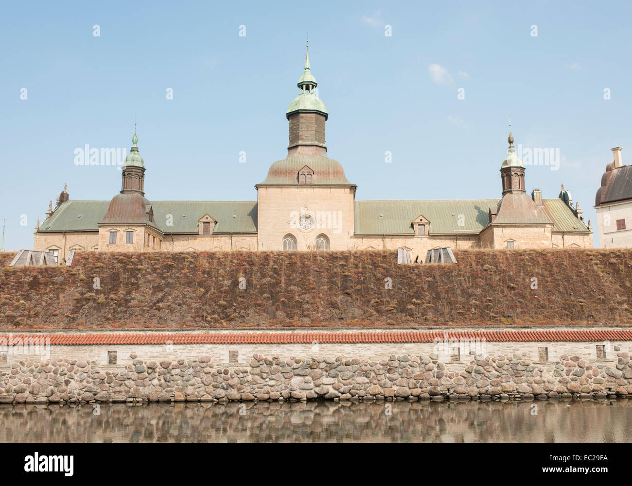 Il castello di Vadstena un punto di riferimento storico in Ostergotland, Svezia Foto Stock