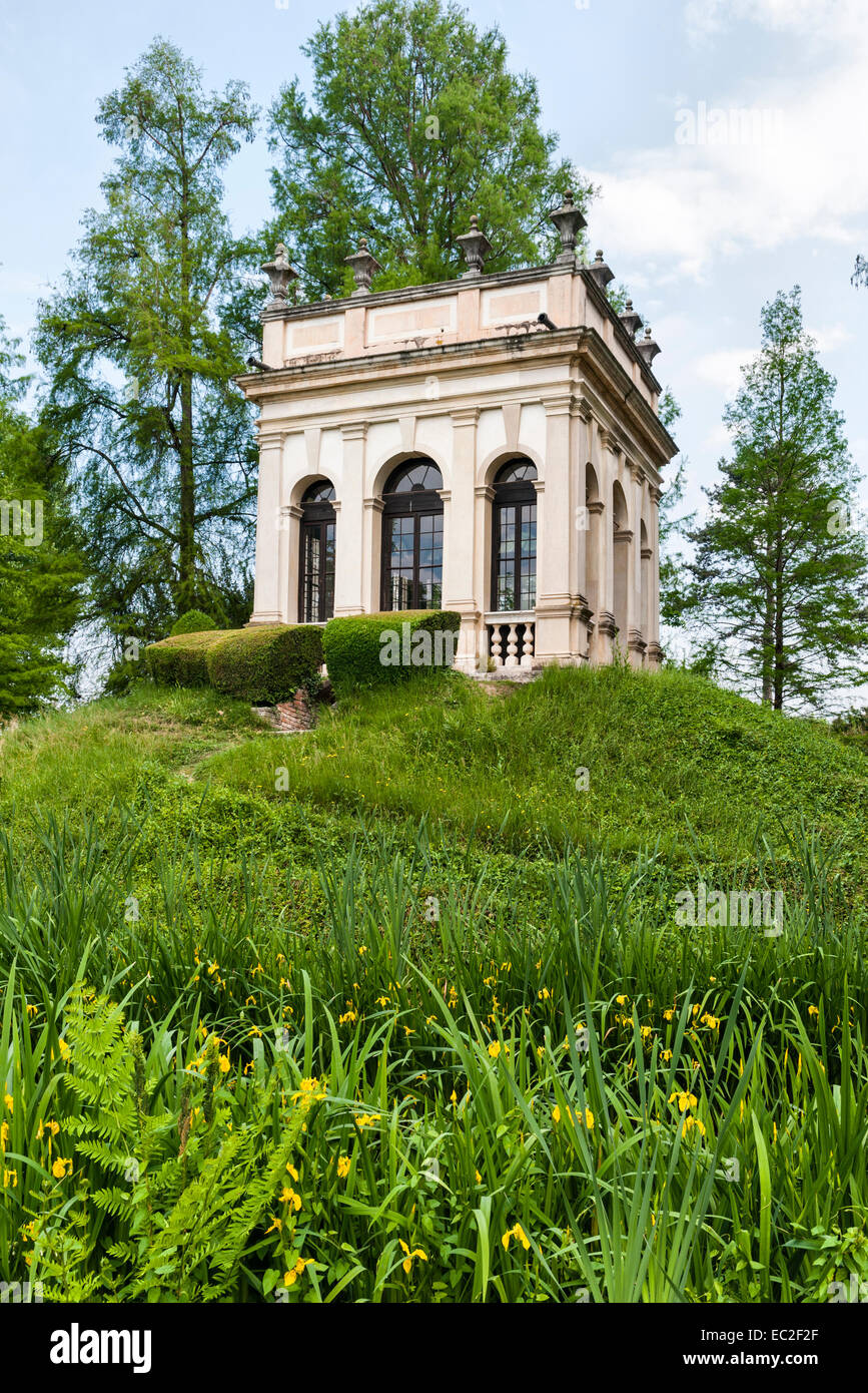 La caffetteria 18c o belvedere a Villa Pisani, Stra, Veneto, Italia Foto Stock