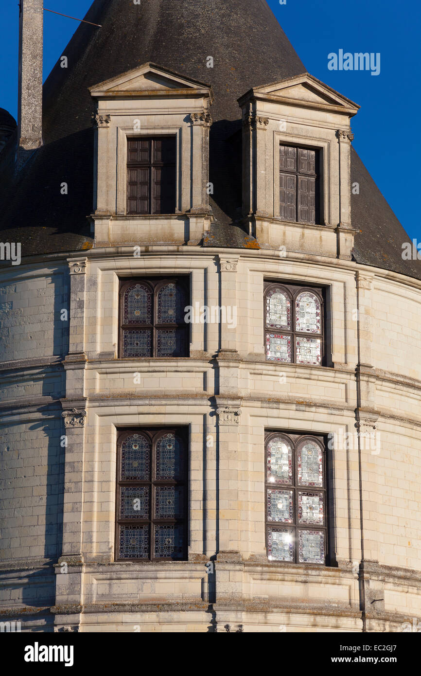 Castello di Chambord, Loir et Cher, regione centrale, Francia Foto Stock