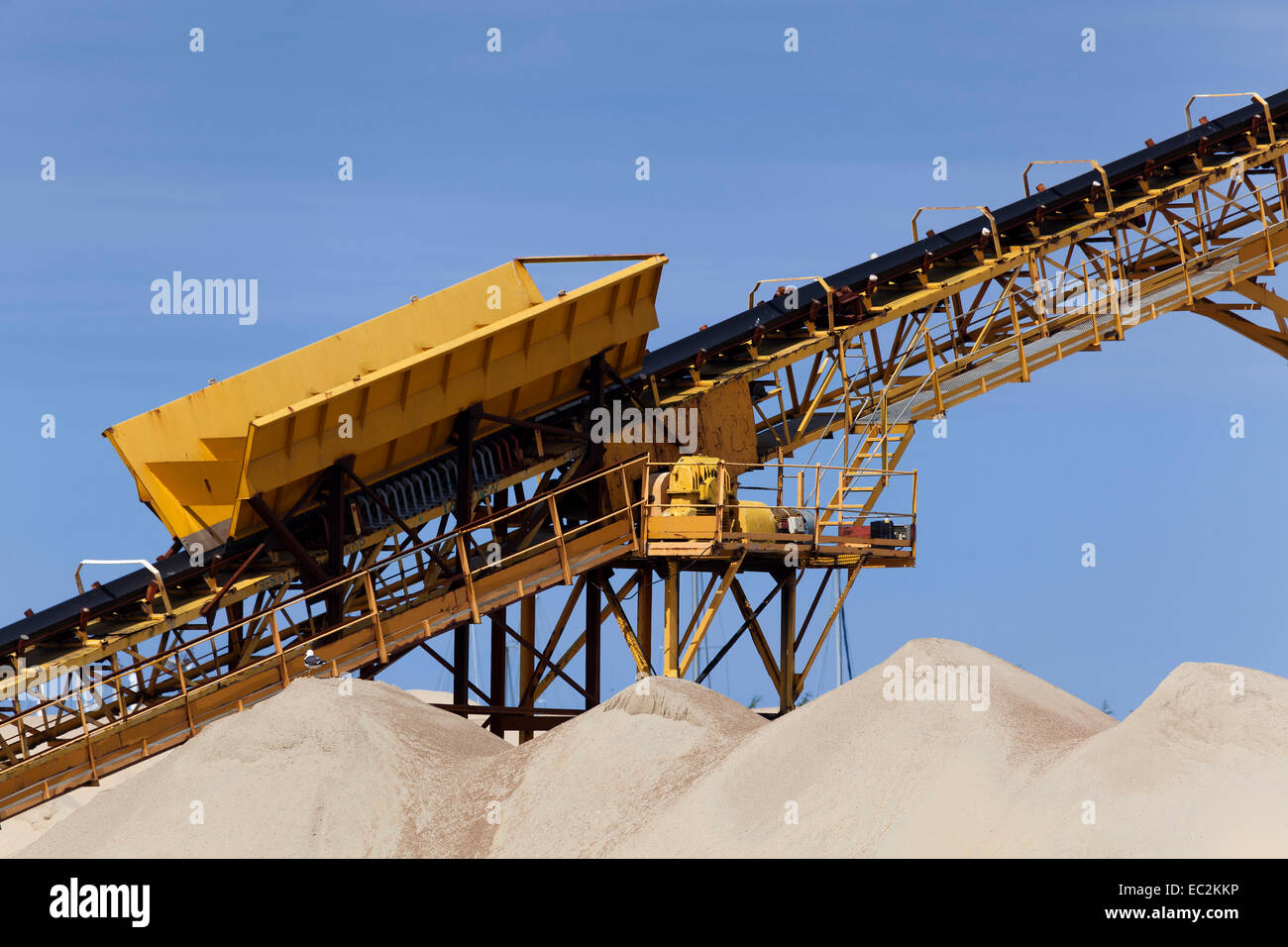 Industria in Nieuwpoort, Fiandre Occidentali, Regione fiamminga, Belgique Foto Stock