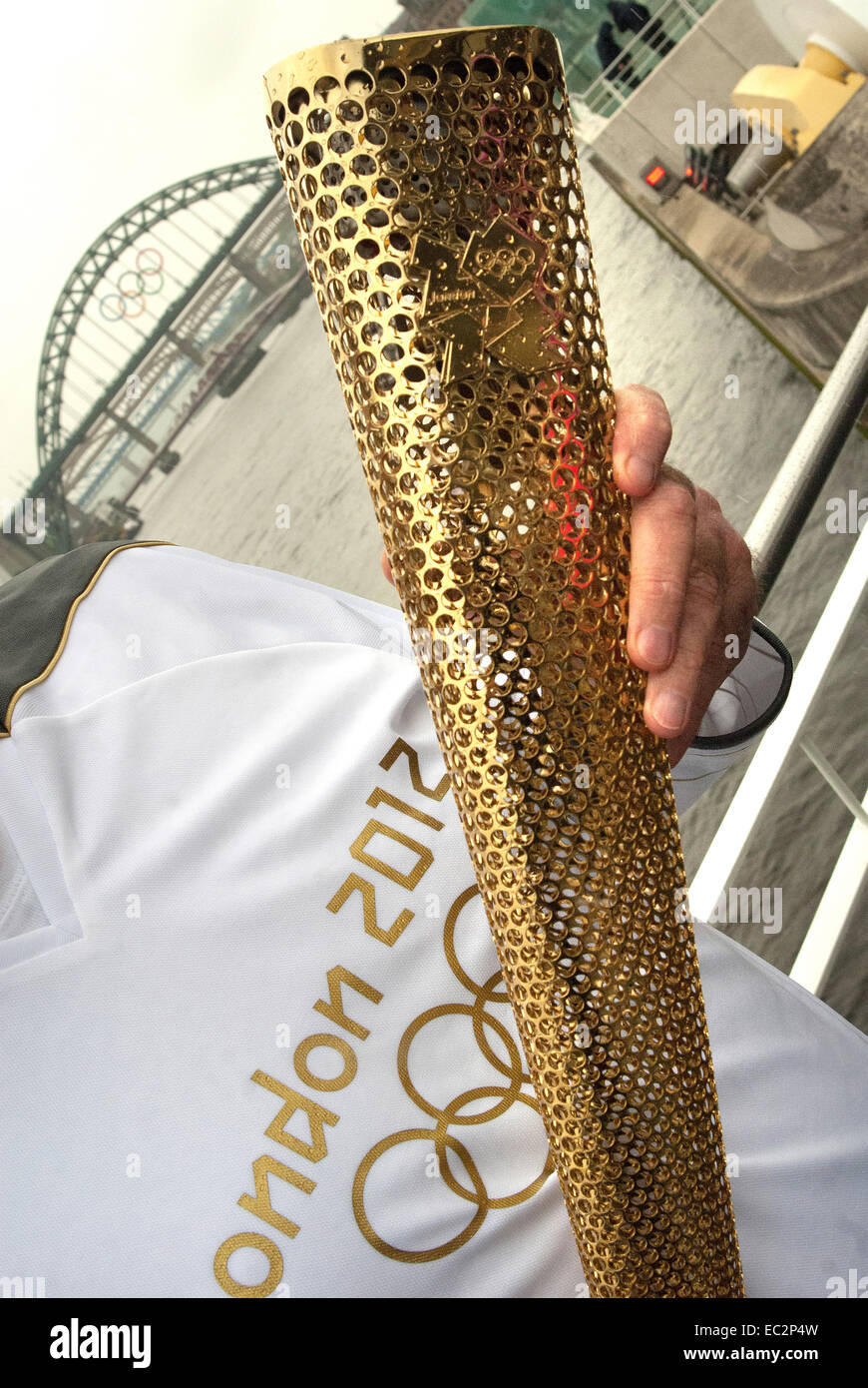 Torcia olimpica - Londra 2012 Foto Stock
