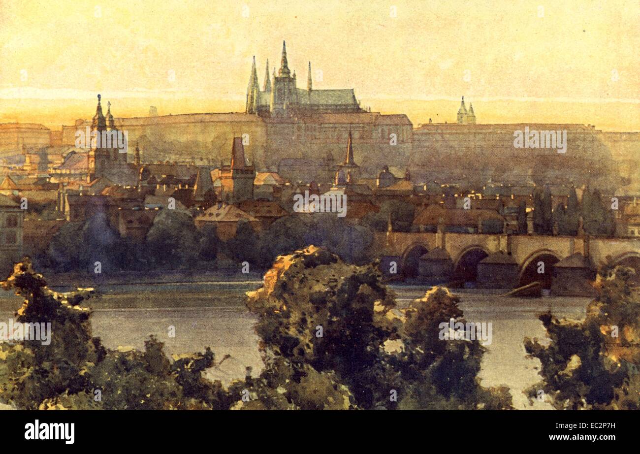 Prague drawing praha bohemia immagini e fotografie stock ad alta  risoluzione - Alamy