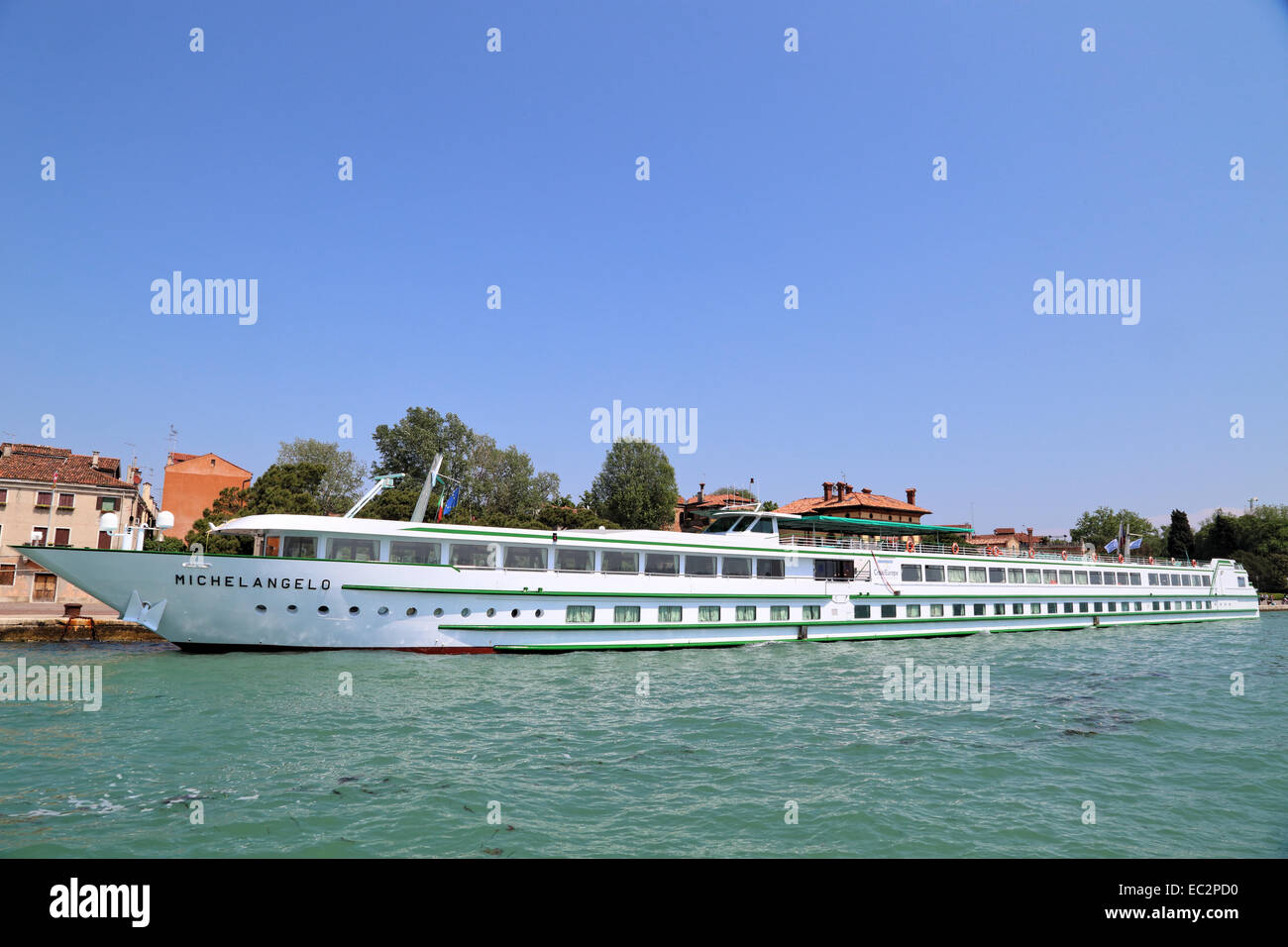 River Cruise Ship Michelangelo Foto Stock