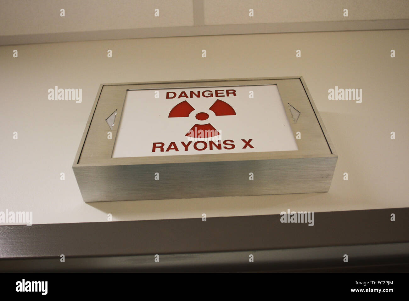 X-RAY firmare in ospedale Foto Stock