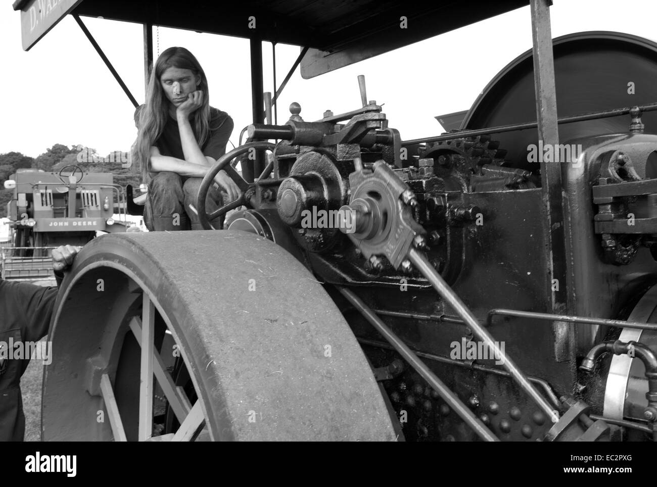 Motore di trazione - Corbridge vapore & Vintage Rally Foto Stock