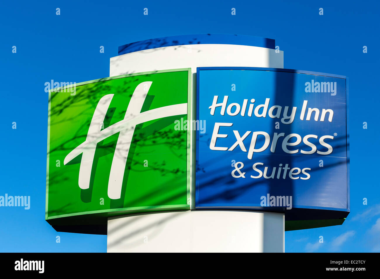 Holiday Inn Express segno, STATI UNITI D'AMERICA Foto Stock