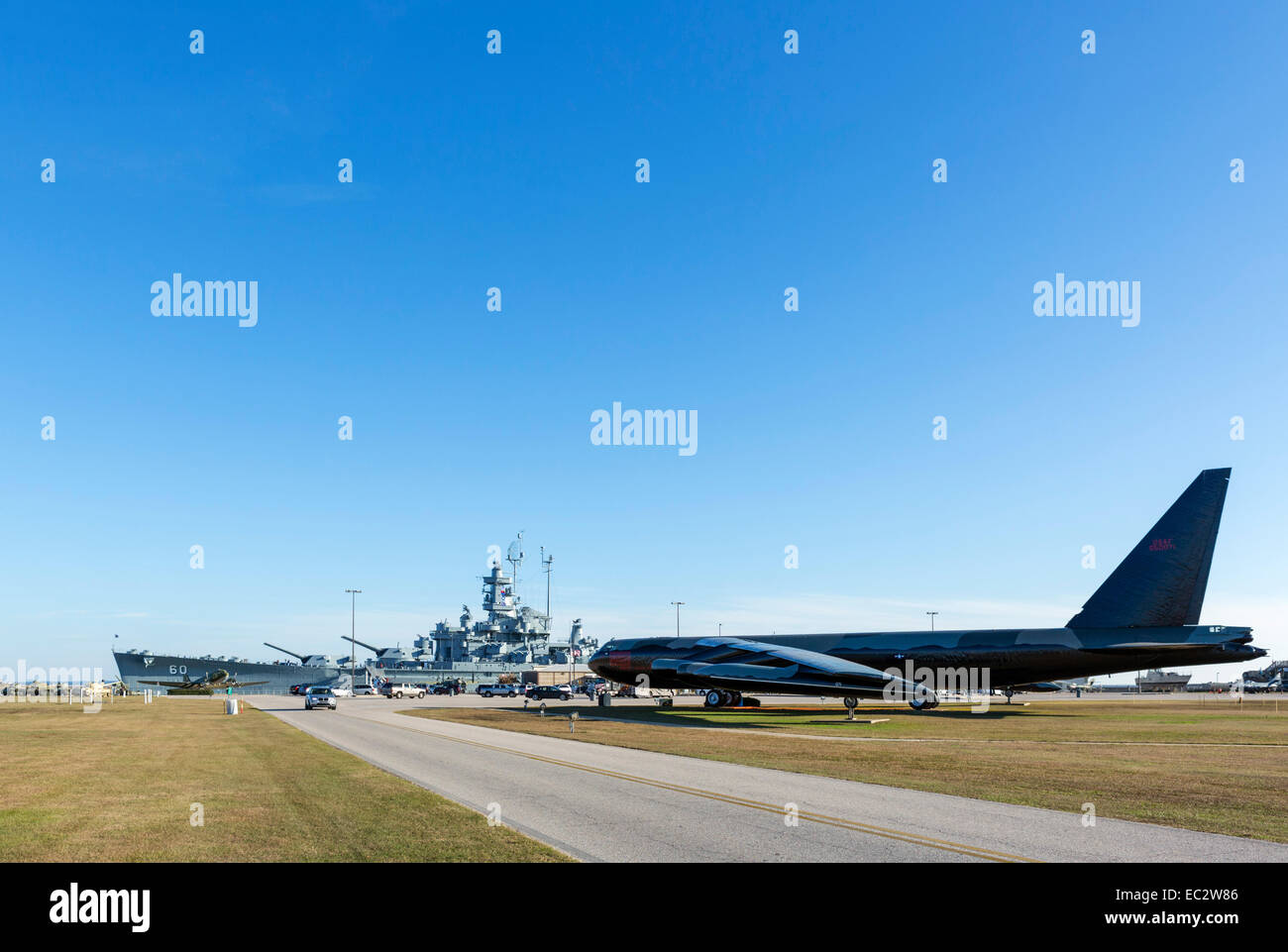 USS Alabama Battleship Memorial Park, Mobile, Alabama, STATI UNITI D'AMERICA Foto Stock