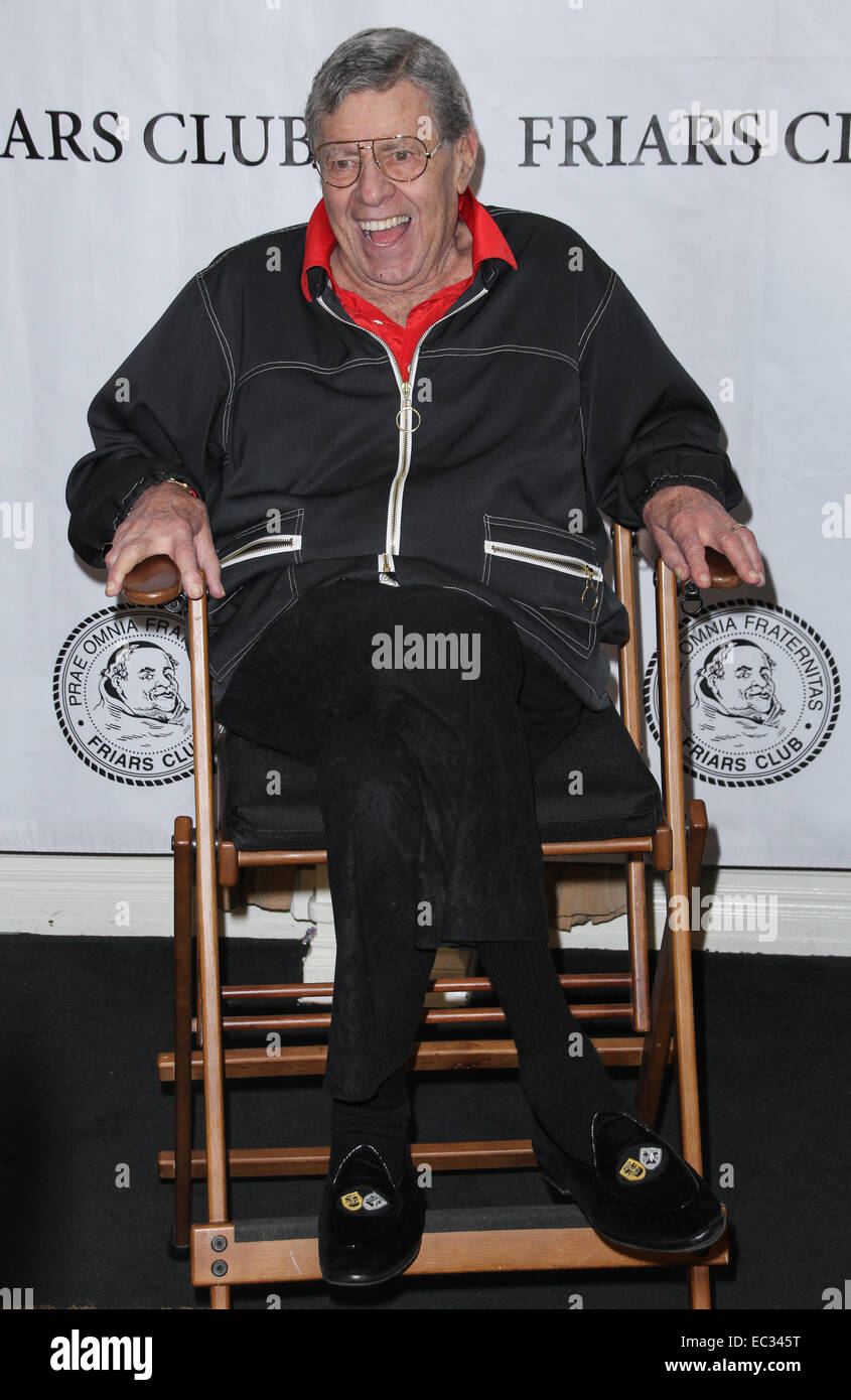 Jerry Lewis assiste i frati Club celebrazione di Jerry Lewis e il cinquantesimo anniversario della 'Il professore matto" a New York Frati Club con: Jerry Lewis dove: New York, Stati Uniti quando: 05 Jun 2014 Foto Stock
