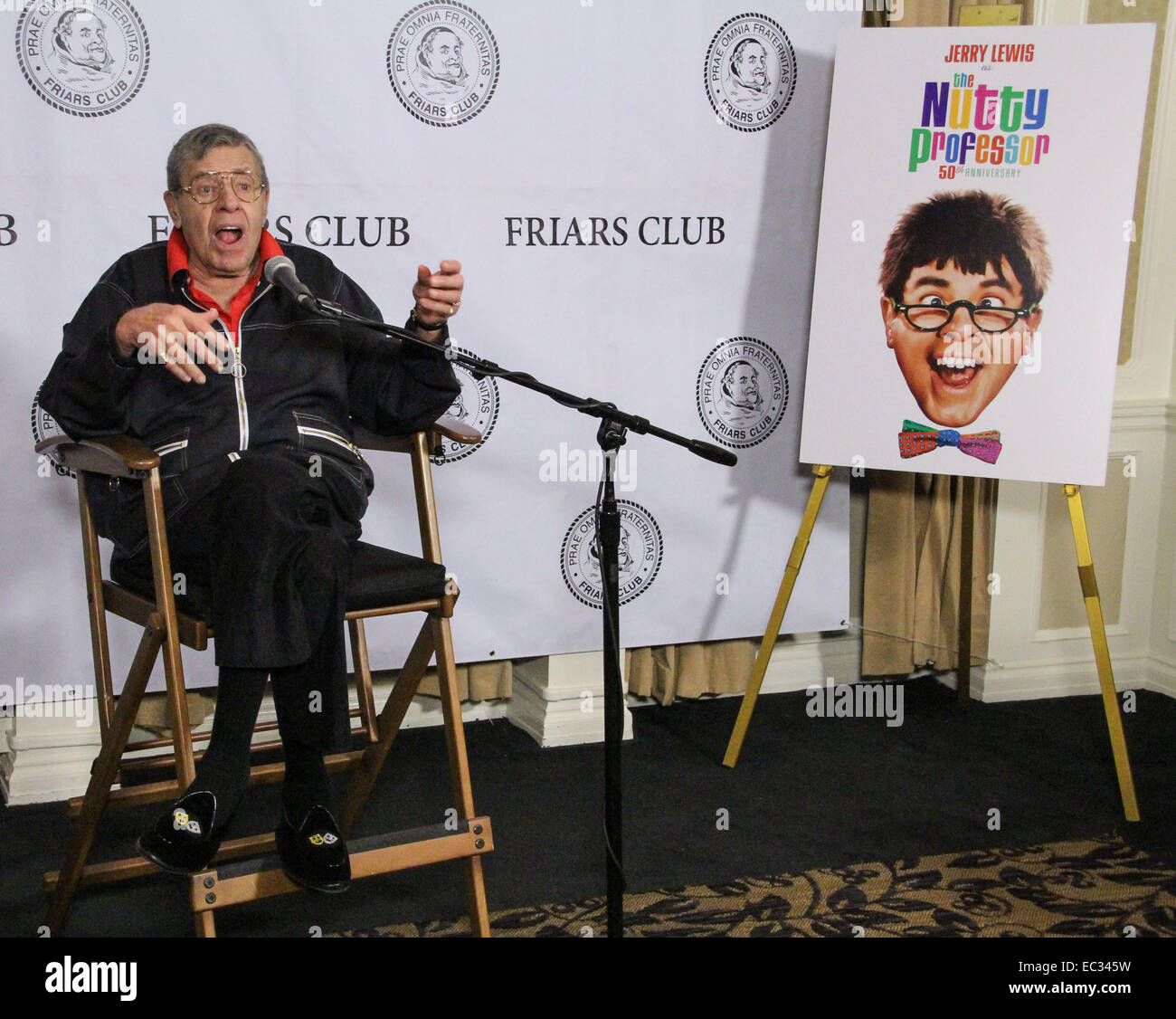Jerry Lewis assiste i frati Club celebrazione di Jerry Lewis e il cinquantesimo anniversario della 'Il professore matto" a New York Frati Club con: Jerry Lewis dove: New York, Stati Uniti quando: 05 Jun 2014 Foto Stock