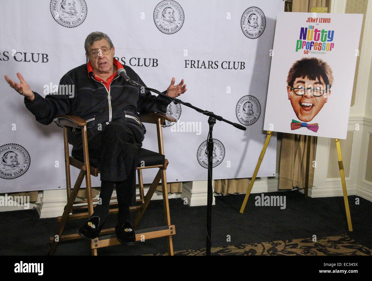Jerry Lewis assiste i frati Club celebrazione di Jerry Lewis e il cinquantesimo anniversario della 'Il professore matto" a New York Frati Club con: Jerry Lewis dove: New York, Stati Uniti quando: 05 Jun 2014 Foto Stock