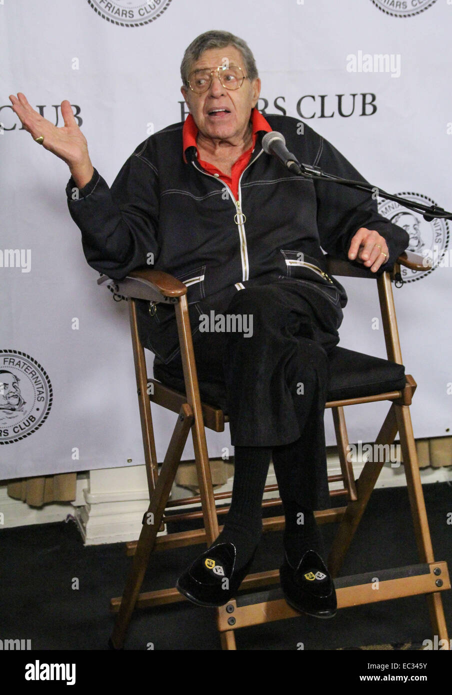 Jerry Lewis assiste i frati Club celebrazione di Jerry Lewis e il cinquantesimo anniversario della 'Il professore matto" a New York Frati Club con: Jerry Lewis dove: New York, Stati Uniti quando: 05 Jun 2014 Foto Stock