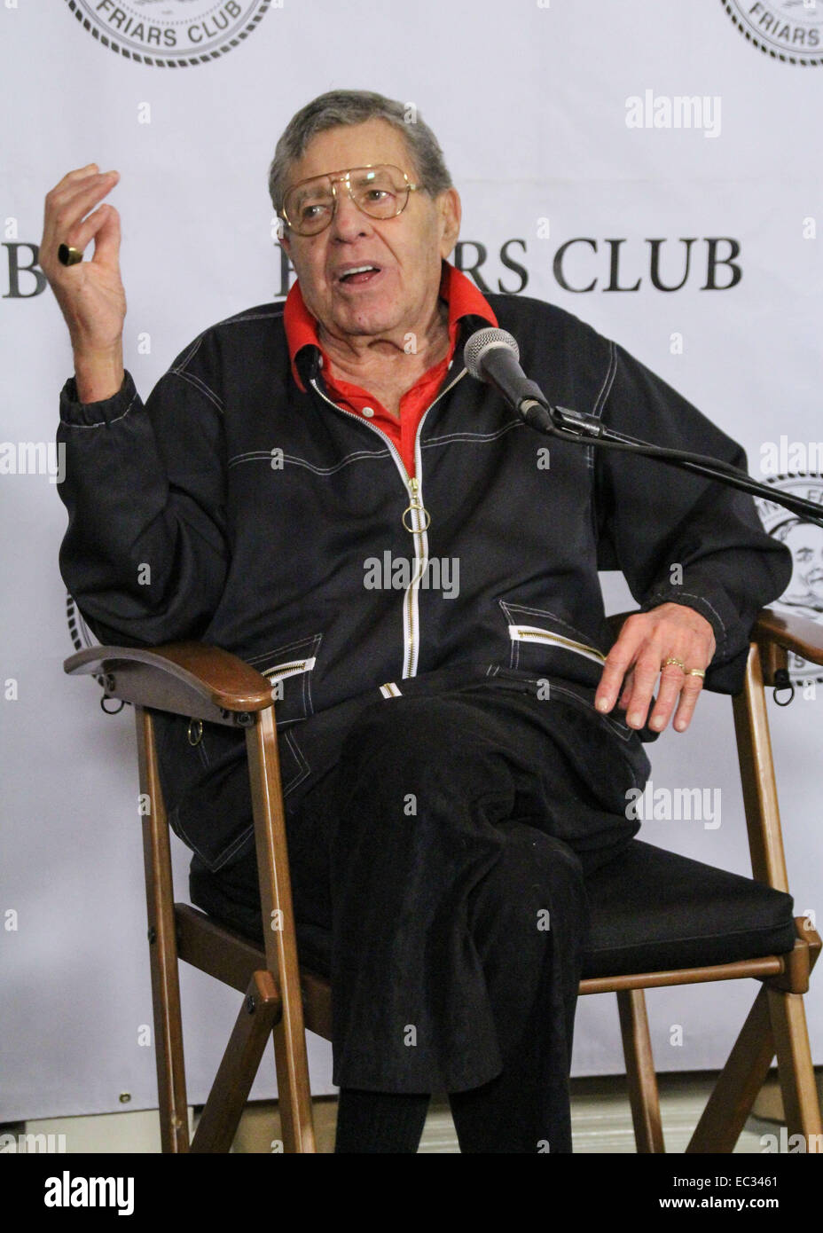 Jerry Lewis assiste i frati Club celebrazione di Jerry Lewis e il cinquantesimo anniversario della 'Il professore matto" a New York Frati Club con: Jerry Lewis dove: New York, Stati Uniti quando: 05 Jun 2014 Foto Stock