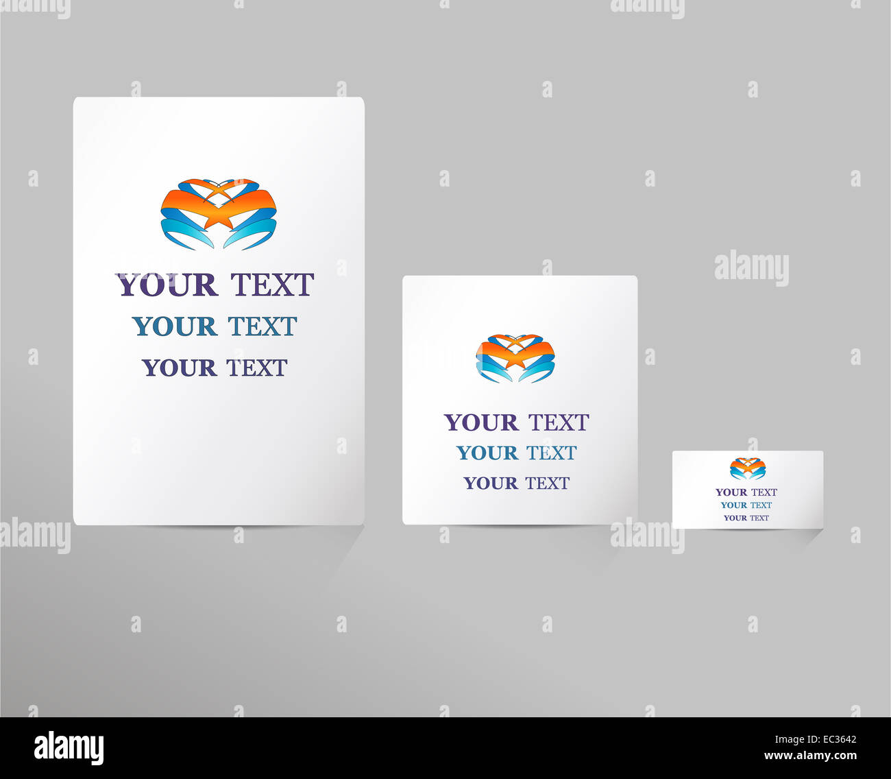 Business dei modelli di stile per il vostro progetto Foto Stock