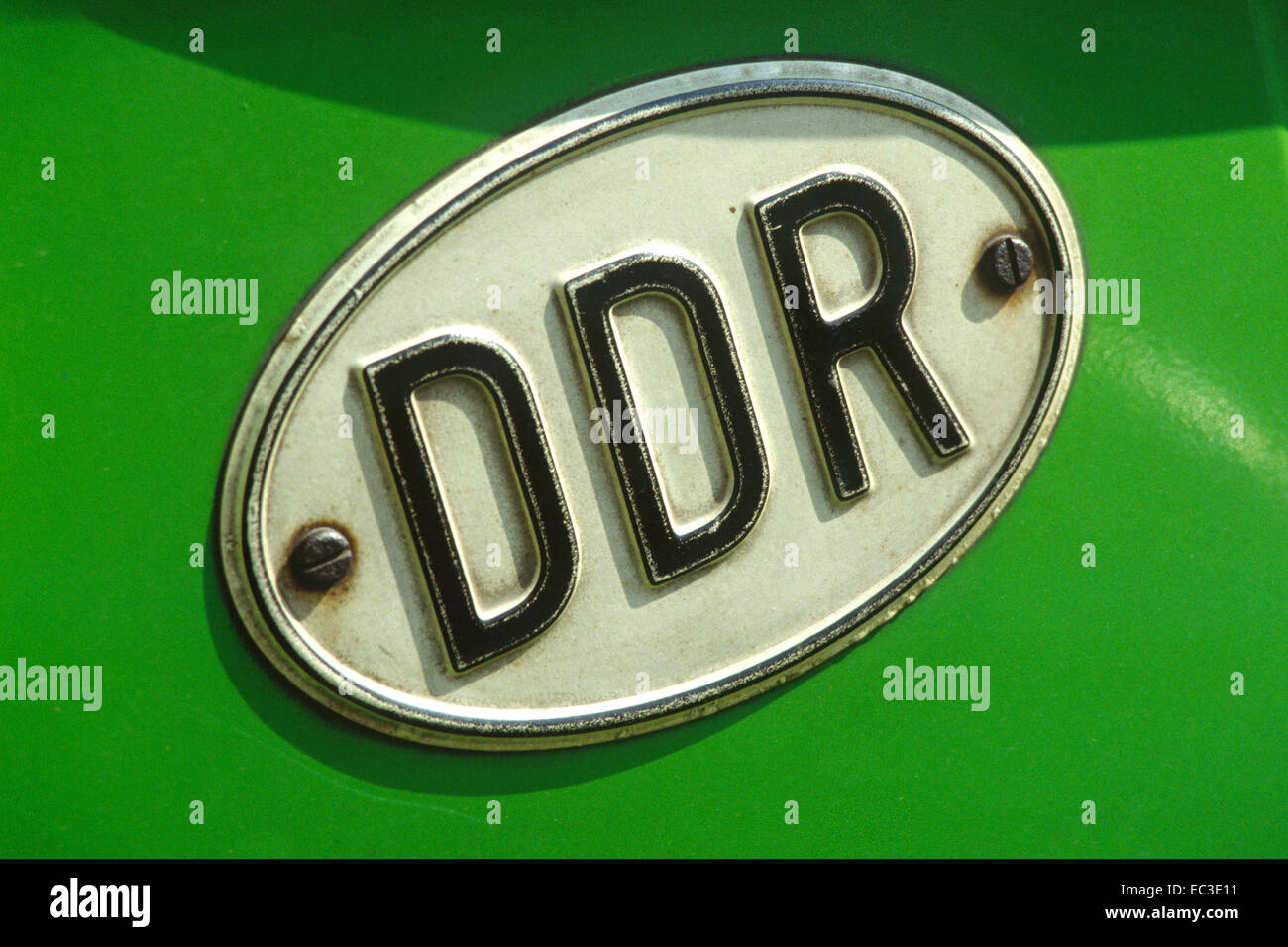 Codice paese DDR Foto Stock