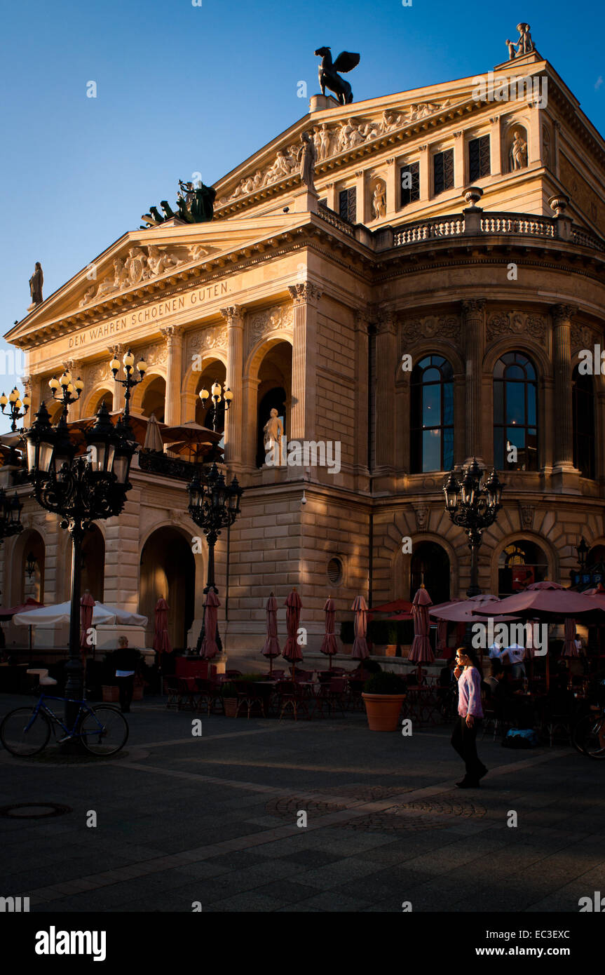 La Vecchia Opera, Francoforte sul Meno Foto Stock