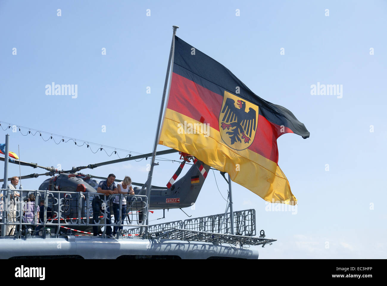 Il weekend al Jade e aprire la porta della marina di Wilhelmshaven Foto Stock