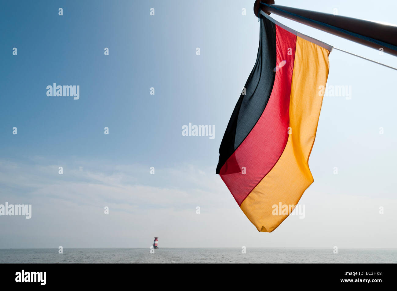 bandiera della Germania Foto Stock