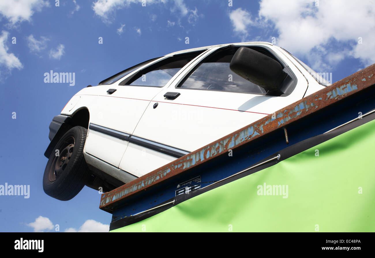 Bonus di rottami di auto Foto Stock