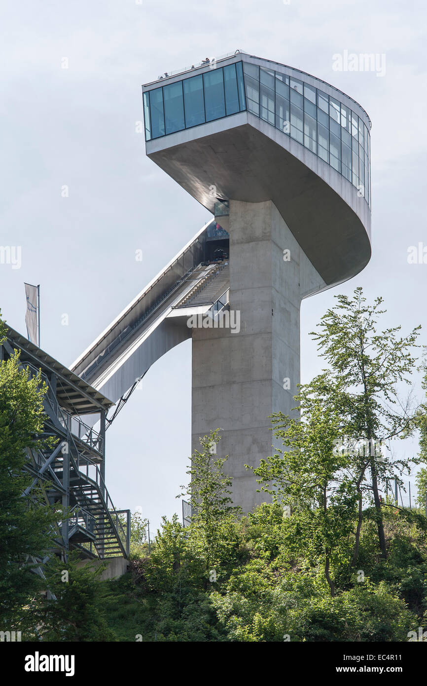 Torre del Berg Isel di salto con gli sci a Innsbruck Foto Stock